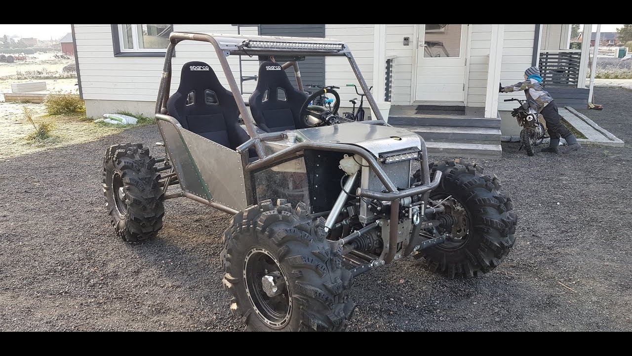 Custom built RZR type 1000cc 4x4 DIY buggy project, 4wheelsteering, 2seater part1