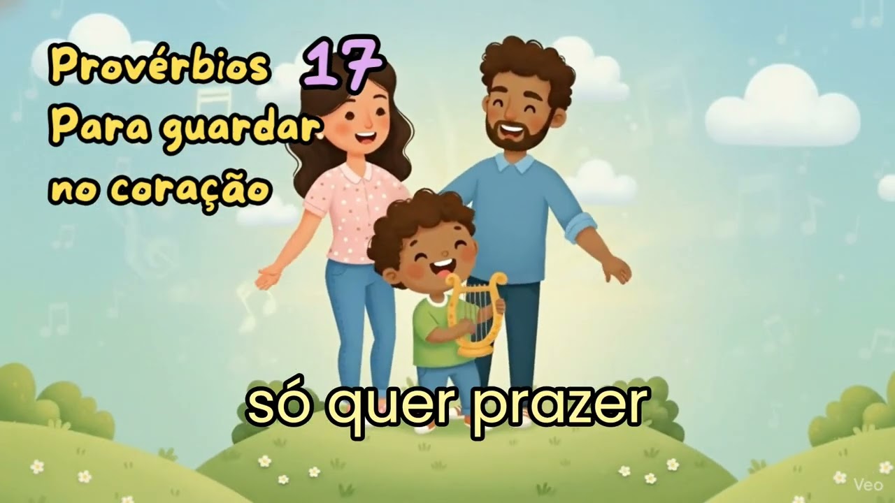 Prov&eacute;rbios 17 CANTADO | Para CRIAN&Ccedil;AS | O lar, os amigos e os insensatos 