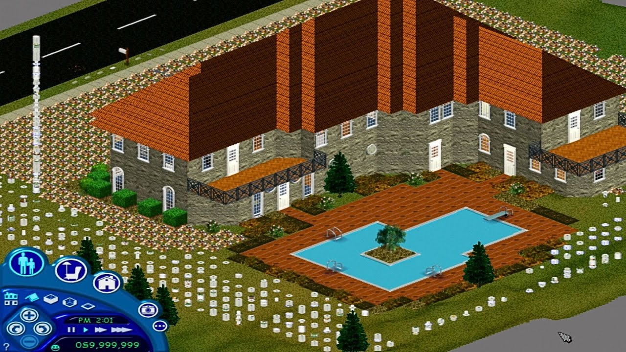 I Trashed the Sims 1 Mansion