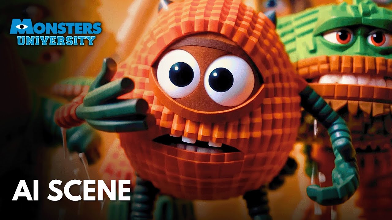 MONSTERS UNIVERSITY Oozma Kappa Get Humiliated At The Party But it’s Reimagined by AI