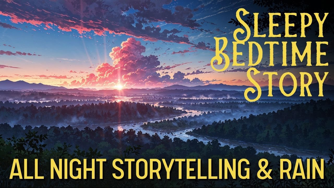 ☁️ THE MYSTICAL CLOUD 💤 Bedtime Story For Grown Ups | Storytelling and Rain | Black Screen