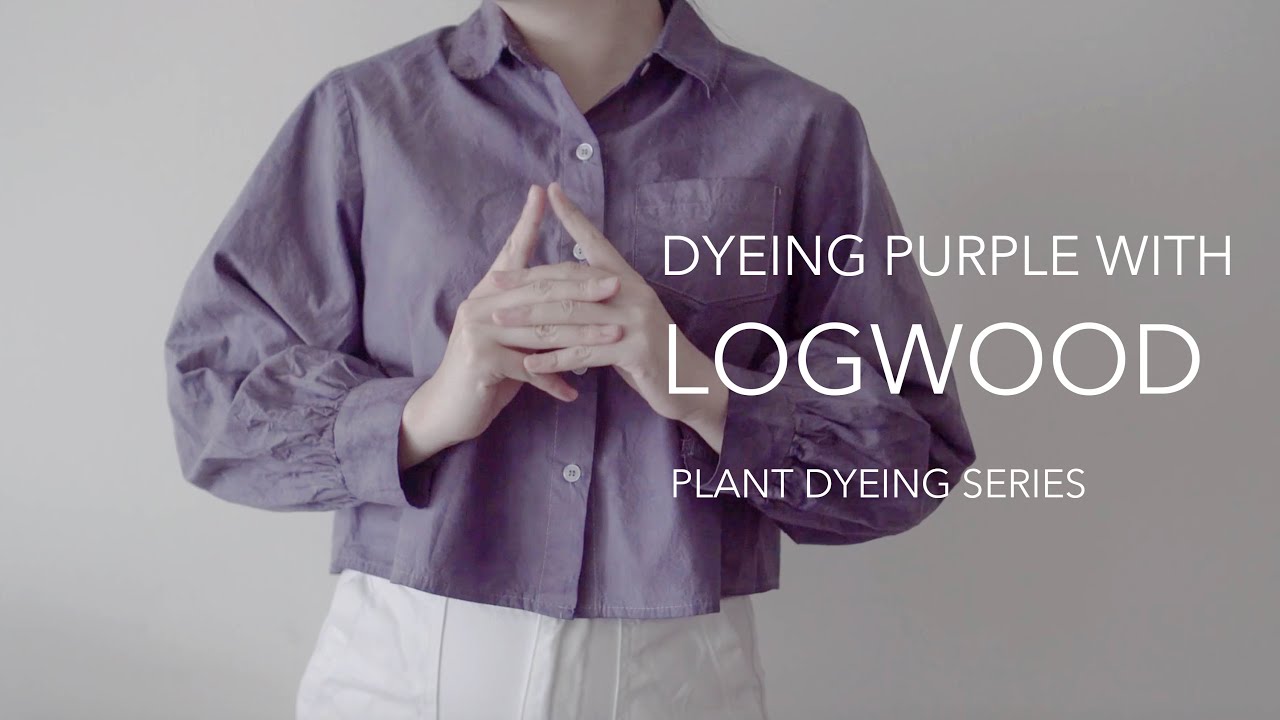 Dyeing purple with logwood / fabric scouring + homemade alum acetate