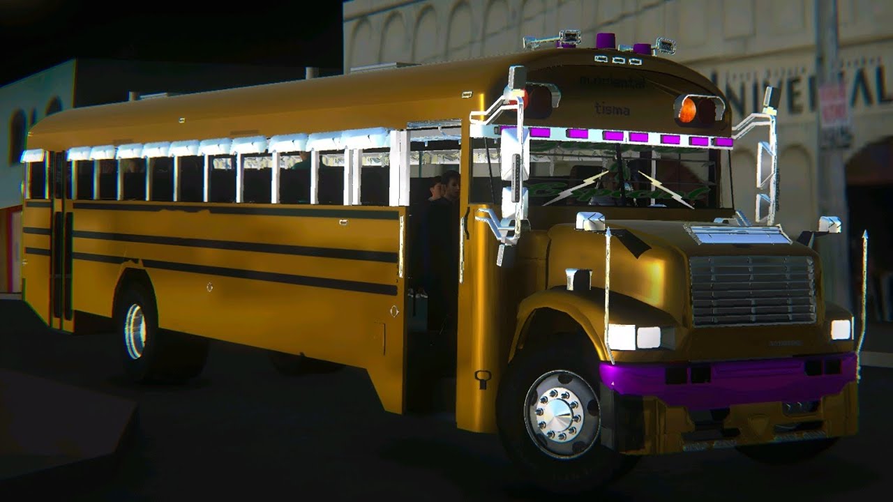 😈💜FABULOSA LIBERACIÓN BLUE BIRD 2 PUERTAS (Estiló El Salvador)💯🇸🇻😎 Mods Para Proton Bus Simulator‼️