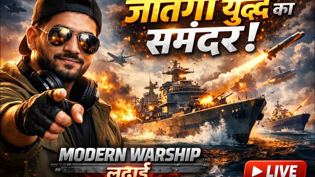 ⚓ OPTION 3 (Pro player vibe)“No Mercy Naval War 🚢💥 | Modern Warships Live”