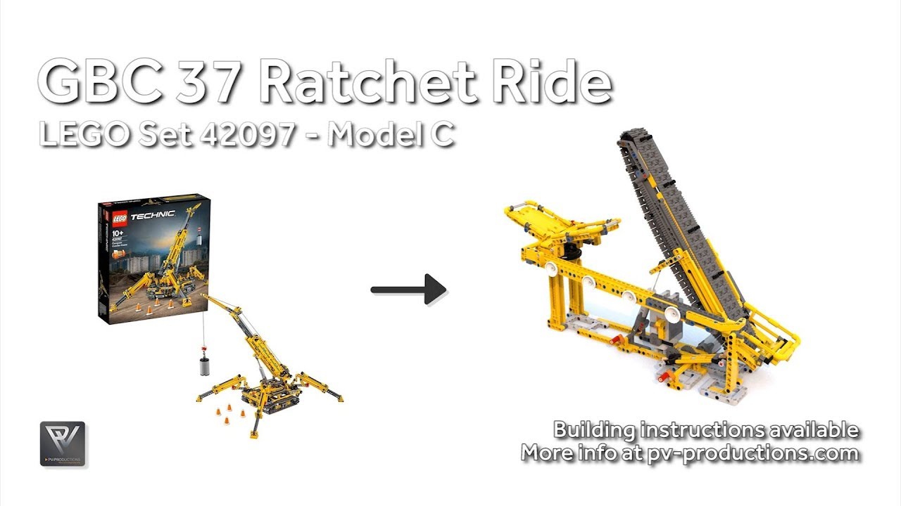 GBC 37 Ratchet Ride - Building Instructions - 42097 C Model Compact Crawler Crane