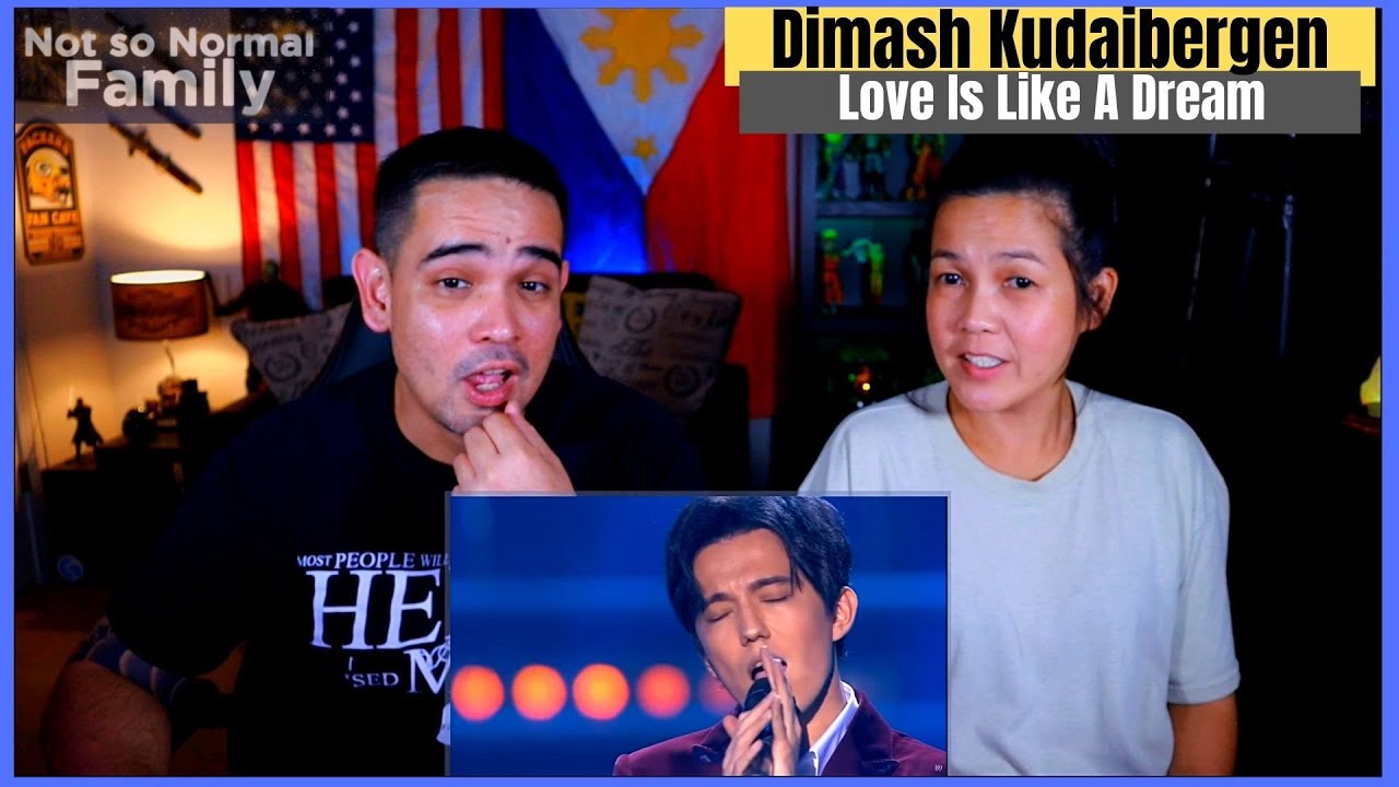 DIMASH KUDAIBERGEN Love is Like a Dream Filipino American Reaction