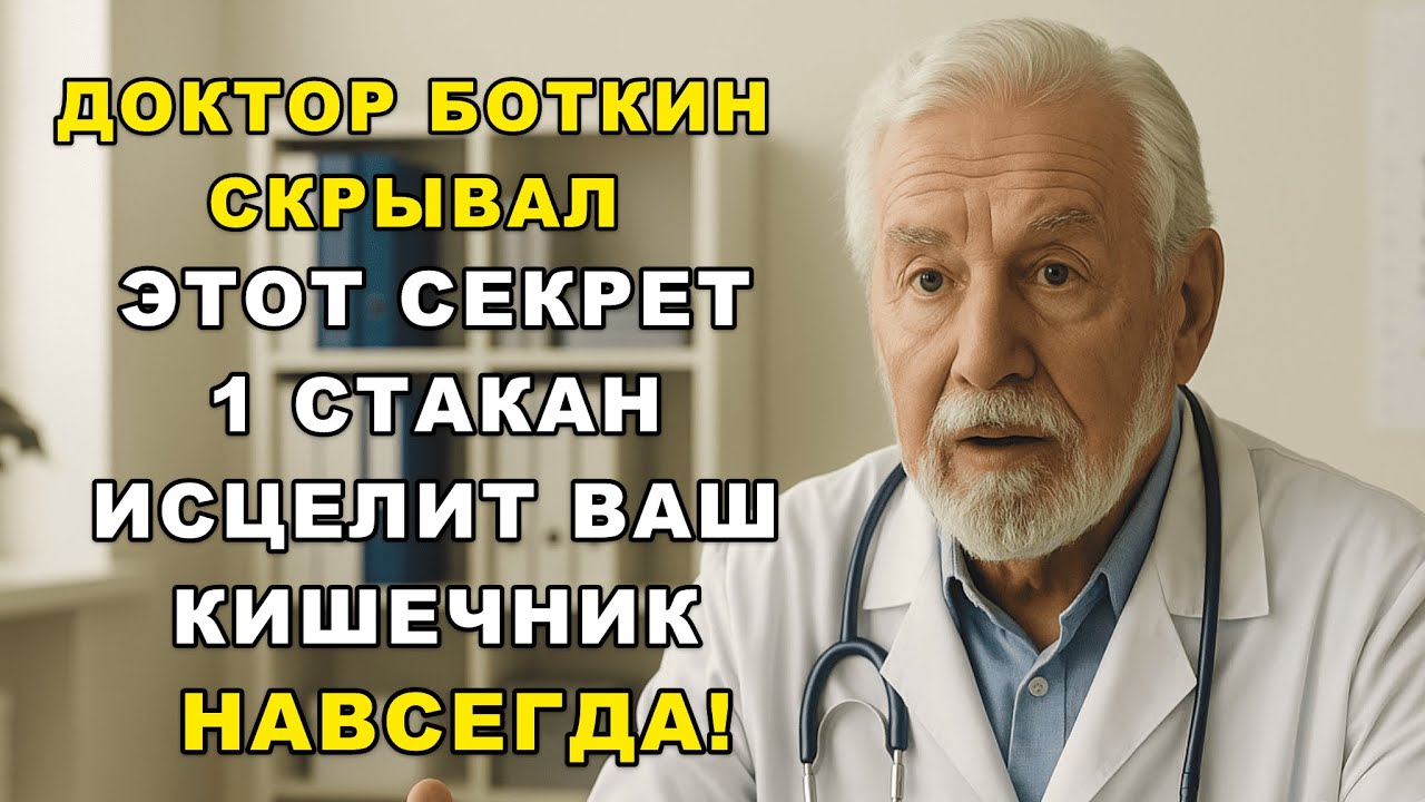 ВРАЧИ МОЛЧАЛИ! Старый метод Боткина убирает запор за 5 минут!