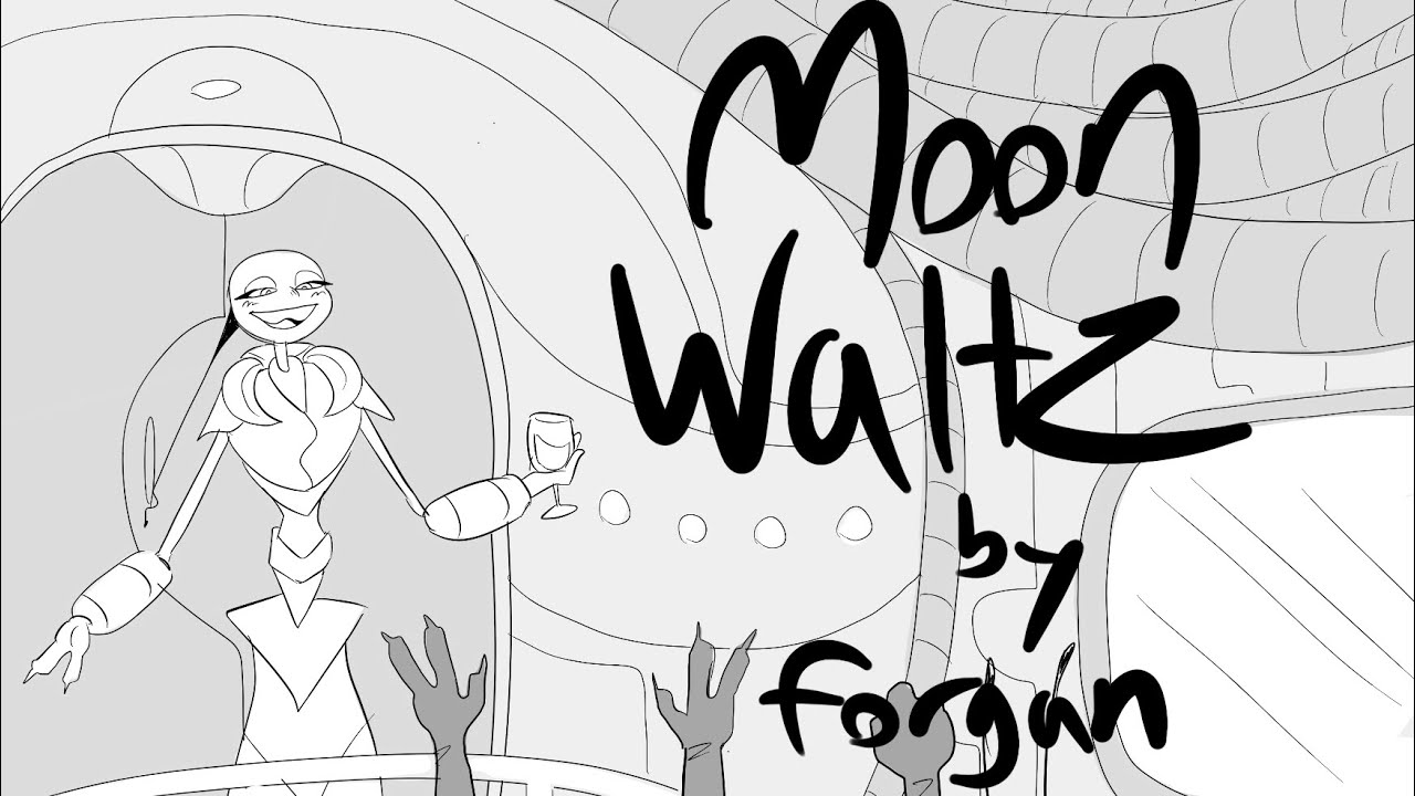 (OLD) Invader zim OCS | Kala and Vixen Moon Waltz short animatic