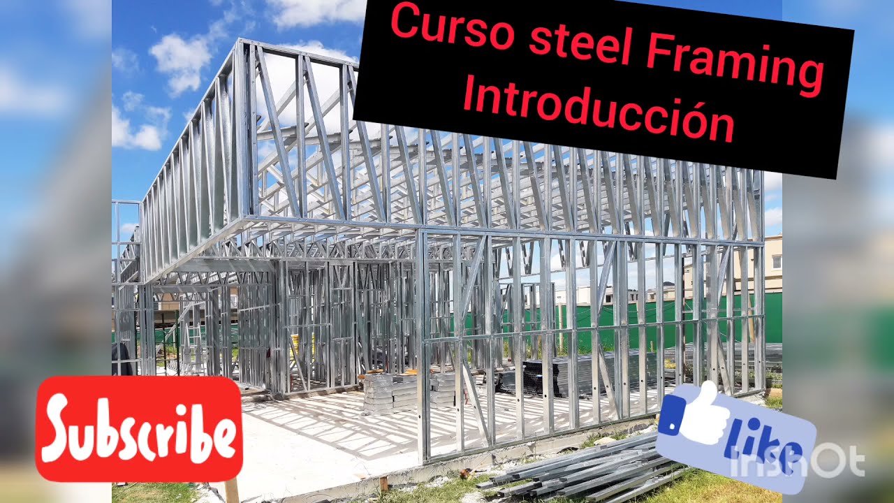 Curso de Steel Framing 🏠🐶 introducción les muestro y explico el sistema en obra para q lo ENTIENDAN
