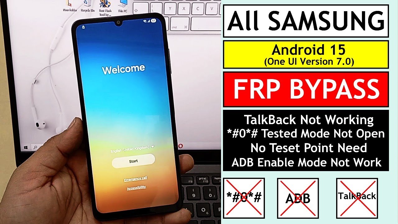 Samsung FRP Unlock 2026 Android 15 (One UI 7.0) | Remove Google Account | TalkBack & ADB Not Working