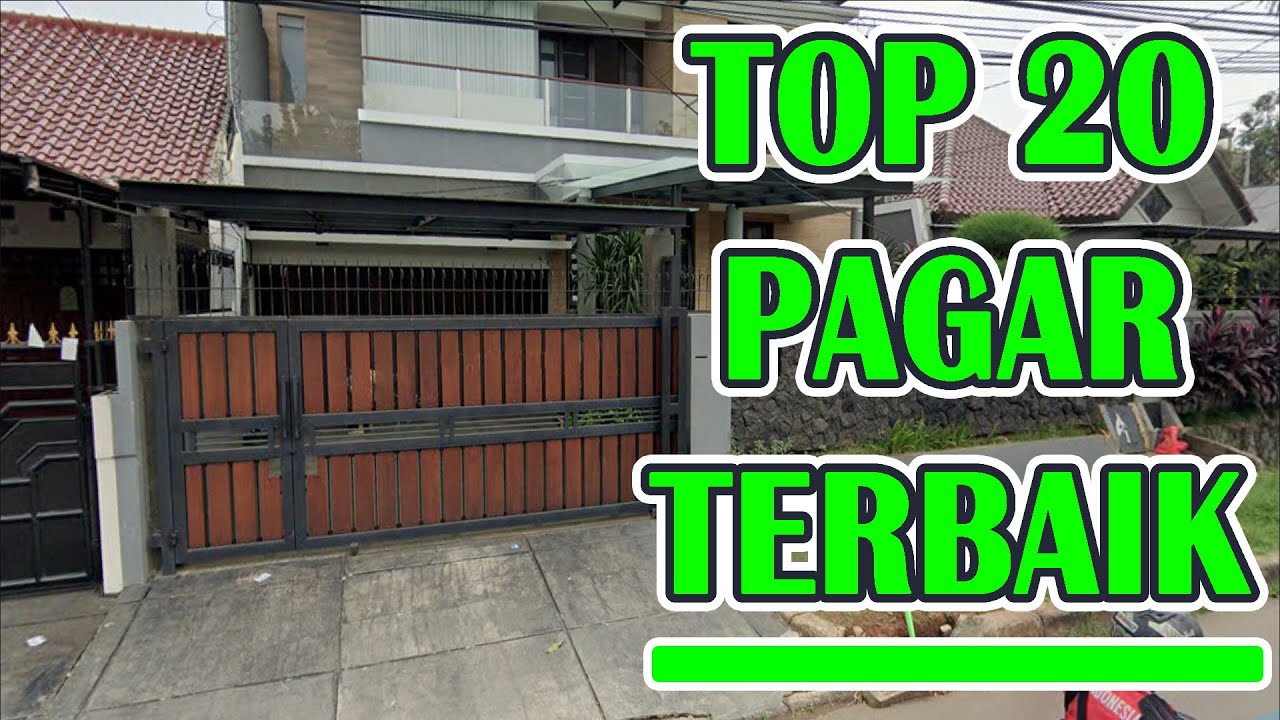 20 Contoh Pagar Rumah Minimalis paling TOP