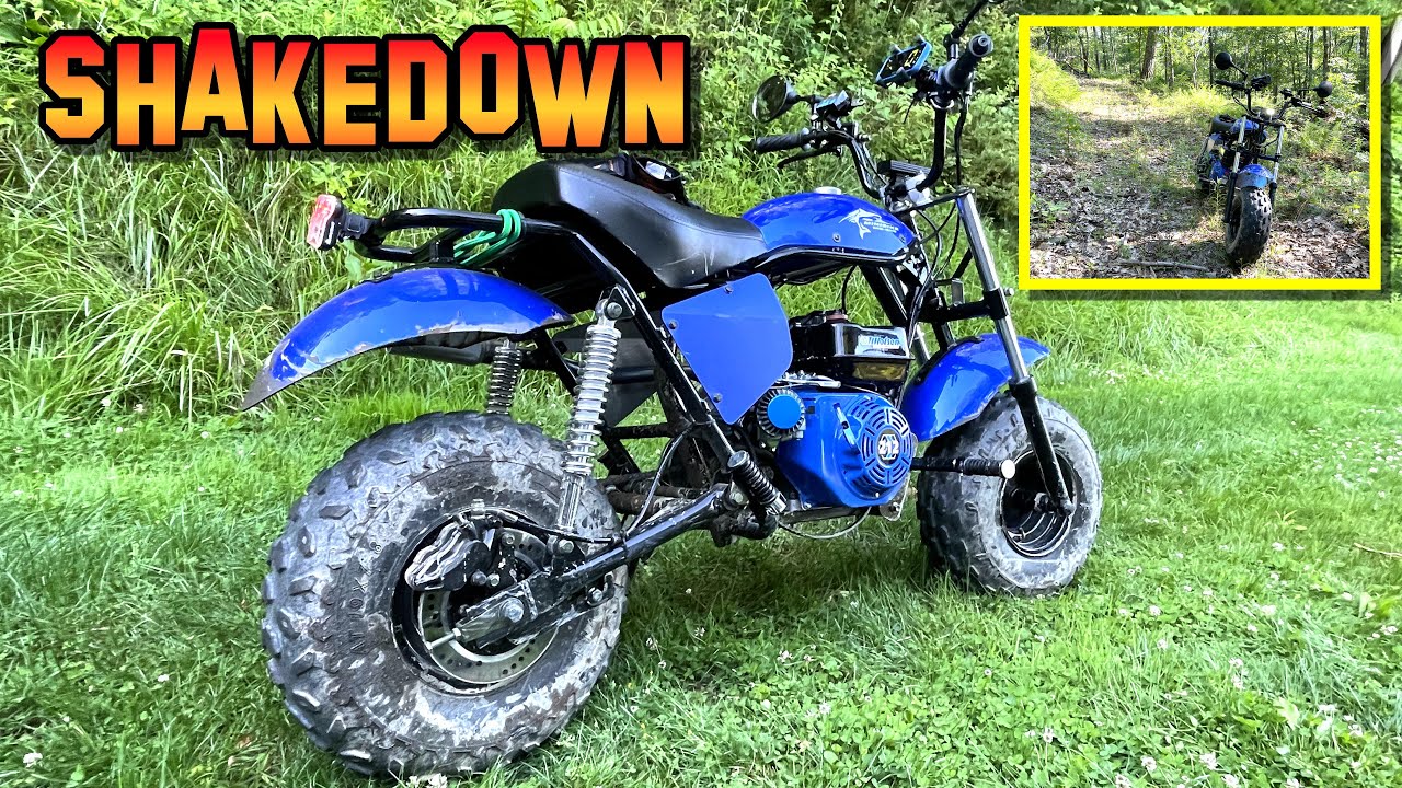 Modded Trailmaster MB200-2 Shakedown and Review -Trails, in Woods, and up on the Hill [4K]