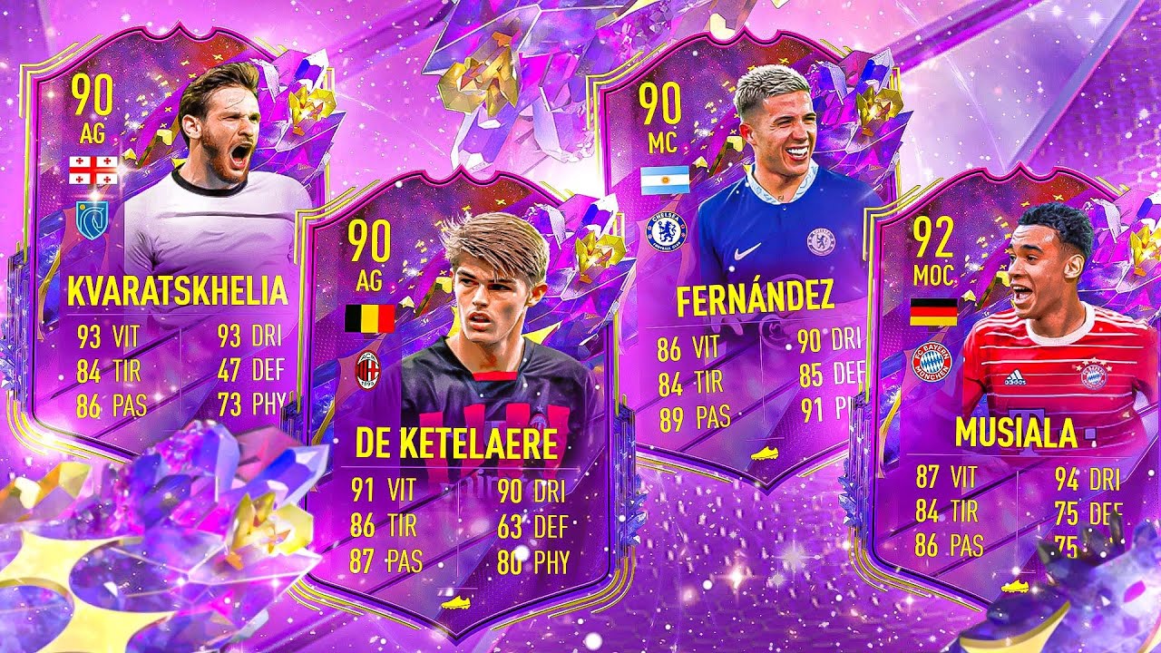 JE TESTE MUSIALA, ENZO FERNANDEZ, KVARATSKHELIA & DE KETELAERE FUTURES STARS - FIFA 23 Ultimate Team