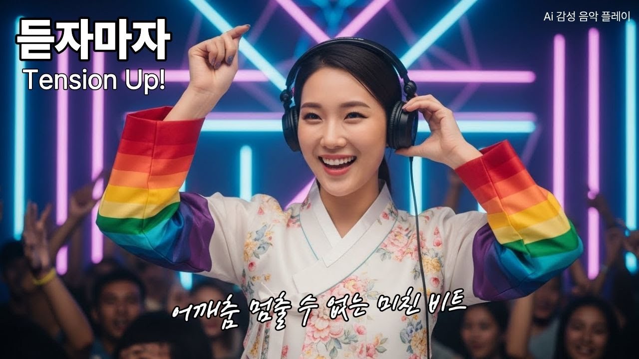 [AI 감성 음악 플레이] 🥳 듣자마자 심장 박동! K-Trot 에너지 폭발 Mix #2
