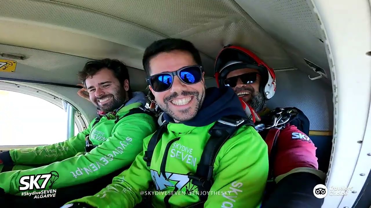 Tandem Skydive Salto de Paraquedas Algarve Diogo