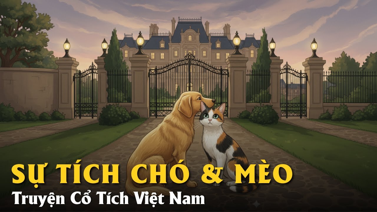 Sự Tích Con Chó và Con Mèo| Truyện Cổ Tích Việt Nam Hay Nhất