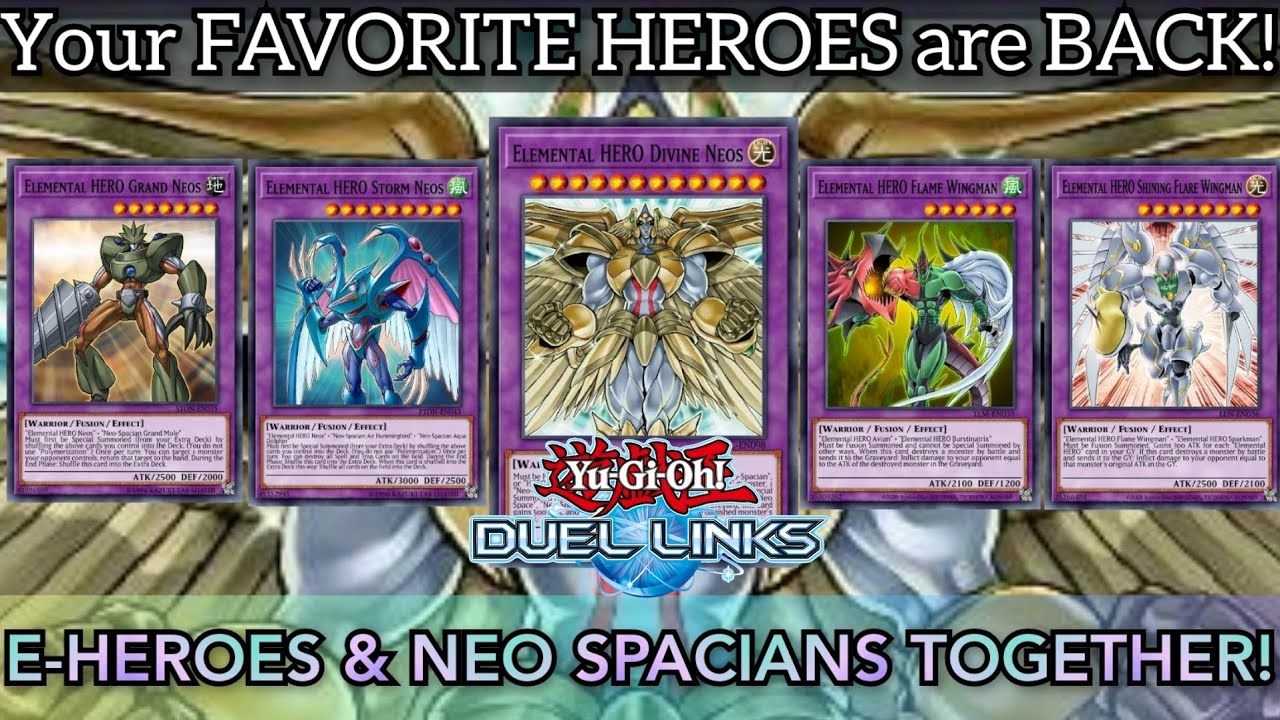[F2P] FAVORITE HERO: DIVINE GOD NEOS! E-HEROES & Neo SPACIANS TOGETHER! [Yu-Gi-Oh! Duel Links]