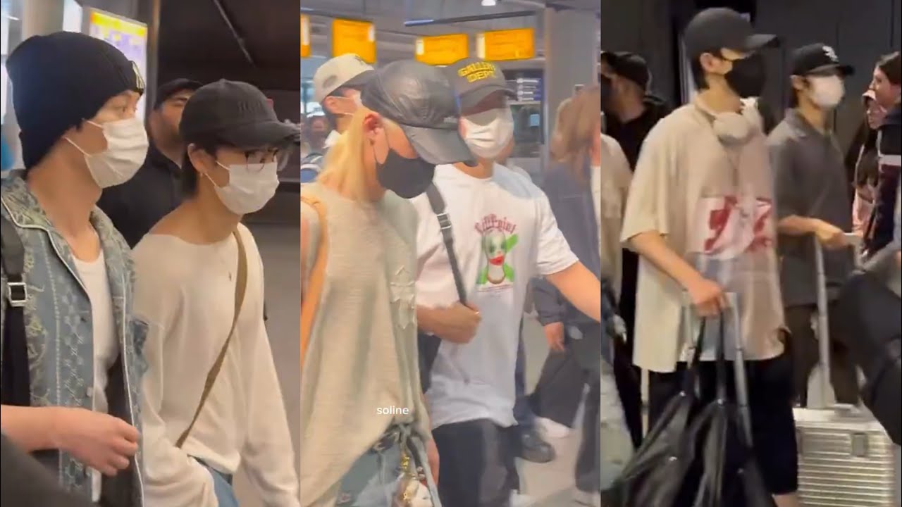 Stray Kids arrival in Amsterdam, Europe for dominATE Tour 스트레이키즈 유럽