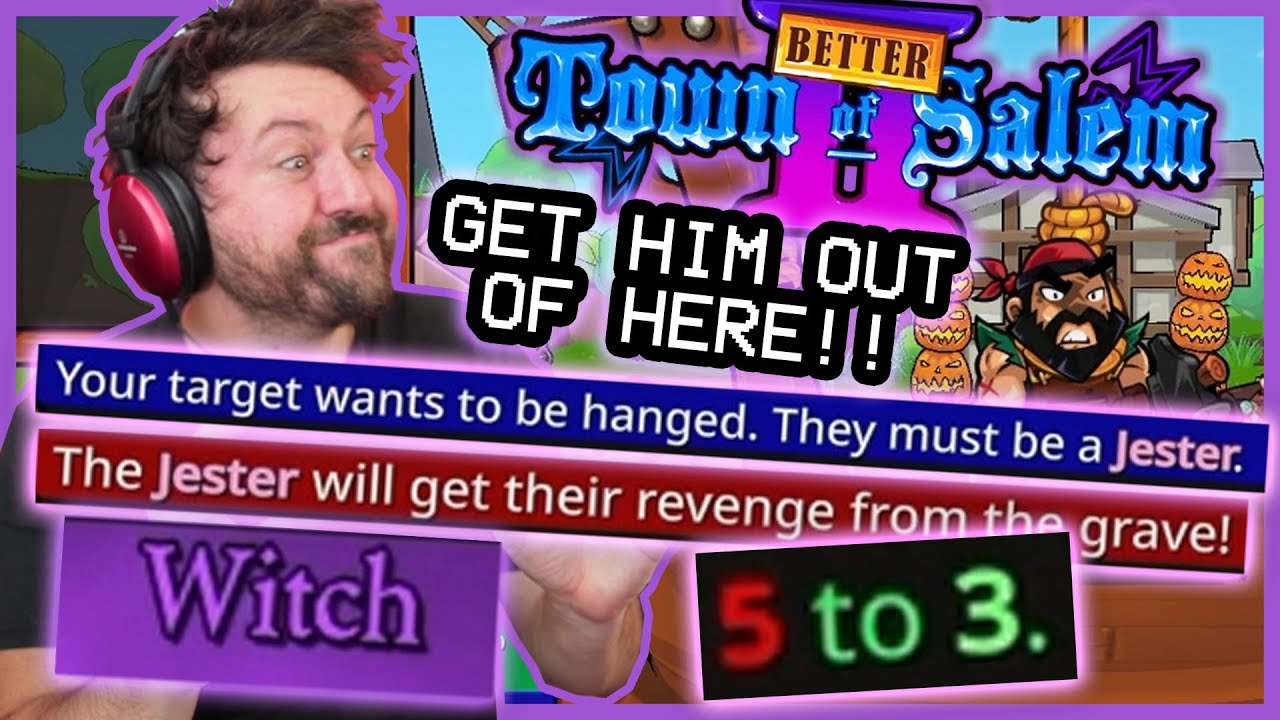 It's the funniest thing finding the Jester as the Witch | Town of Salem 2 BetterTOS2 Mod w/ Friends