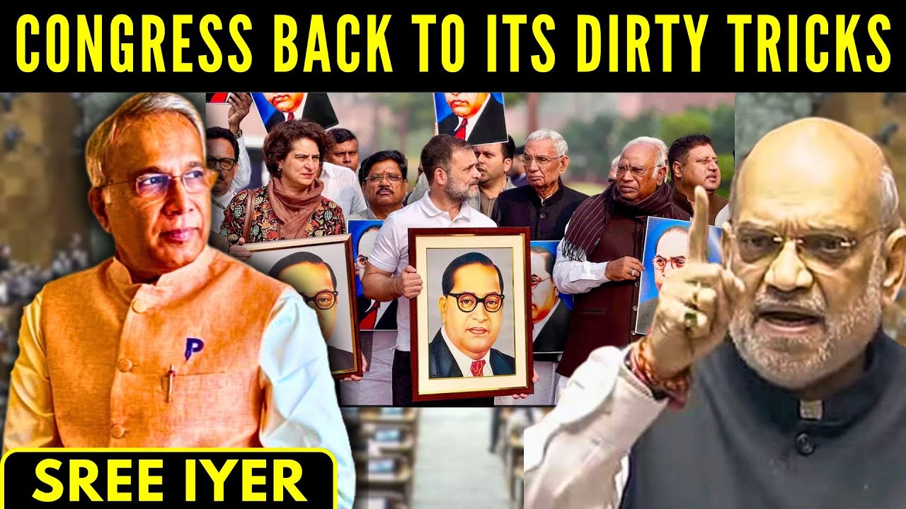 Congress back to its Dirty Tricks &bull; Claims Amit Shah insulted Ambedkar! What&nbsp;is&nbsp;the&nbsp;truth?
