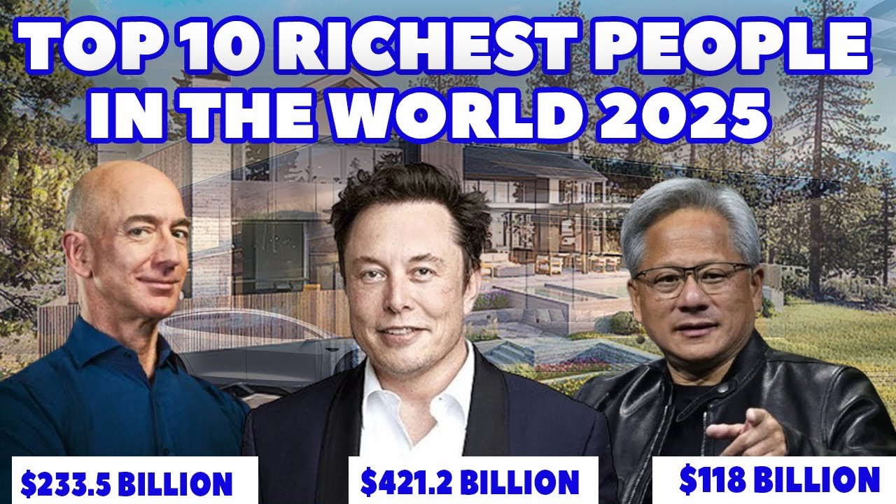 10 самых богатых людей мира по версии Forbes 2025 года