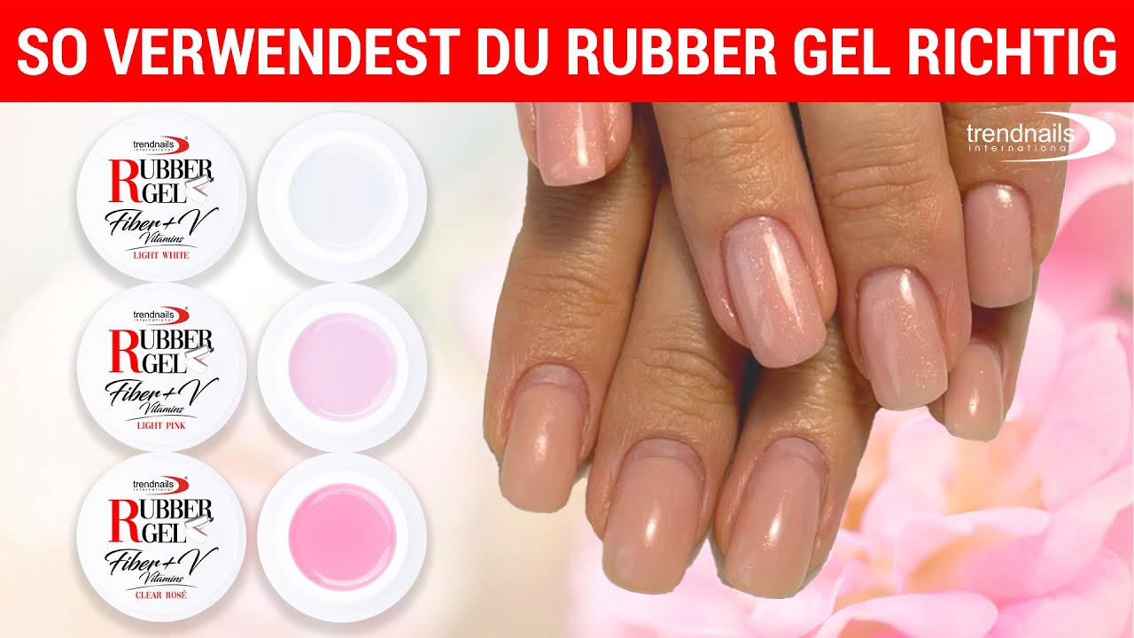 Rubber Gel Nägel | Nagelverstärkung Fiberglas | trendnails Tipps & Tricks