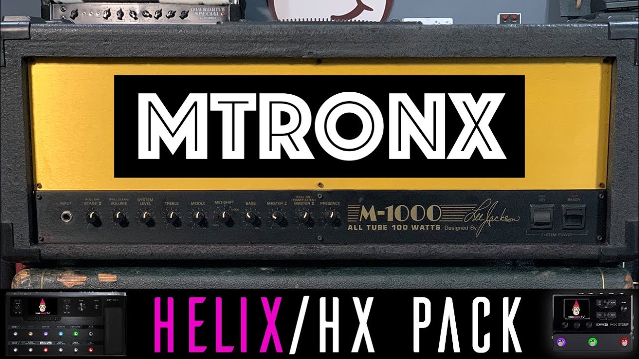 MtronX Helix HX Pack with ToneMatched IRs