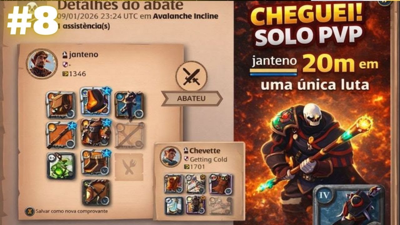 20 MILHÕES EM APENAS 1 GANK Albion Online
