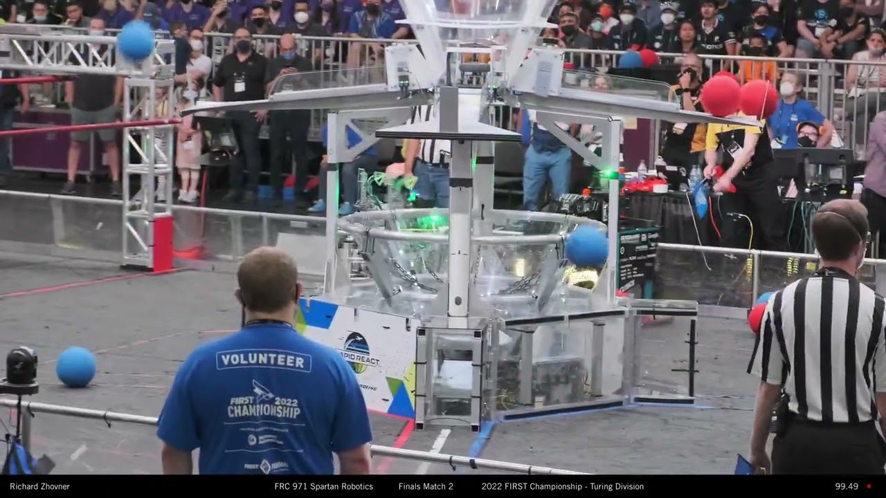 2022 TURING F2 / FRC 971 / CLEAN ROBOT VIDEO