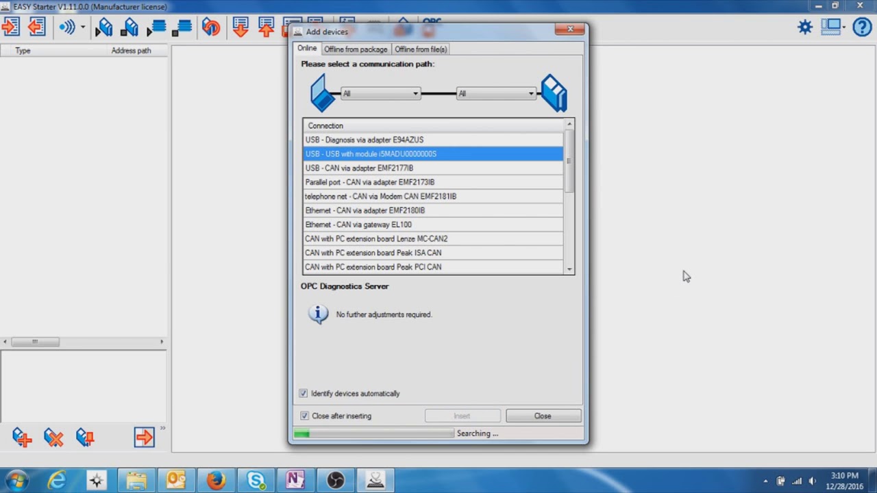i500 inverter - EtherNet IP Changing Network Address