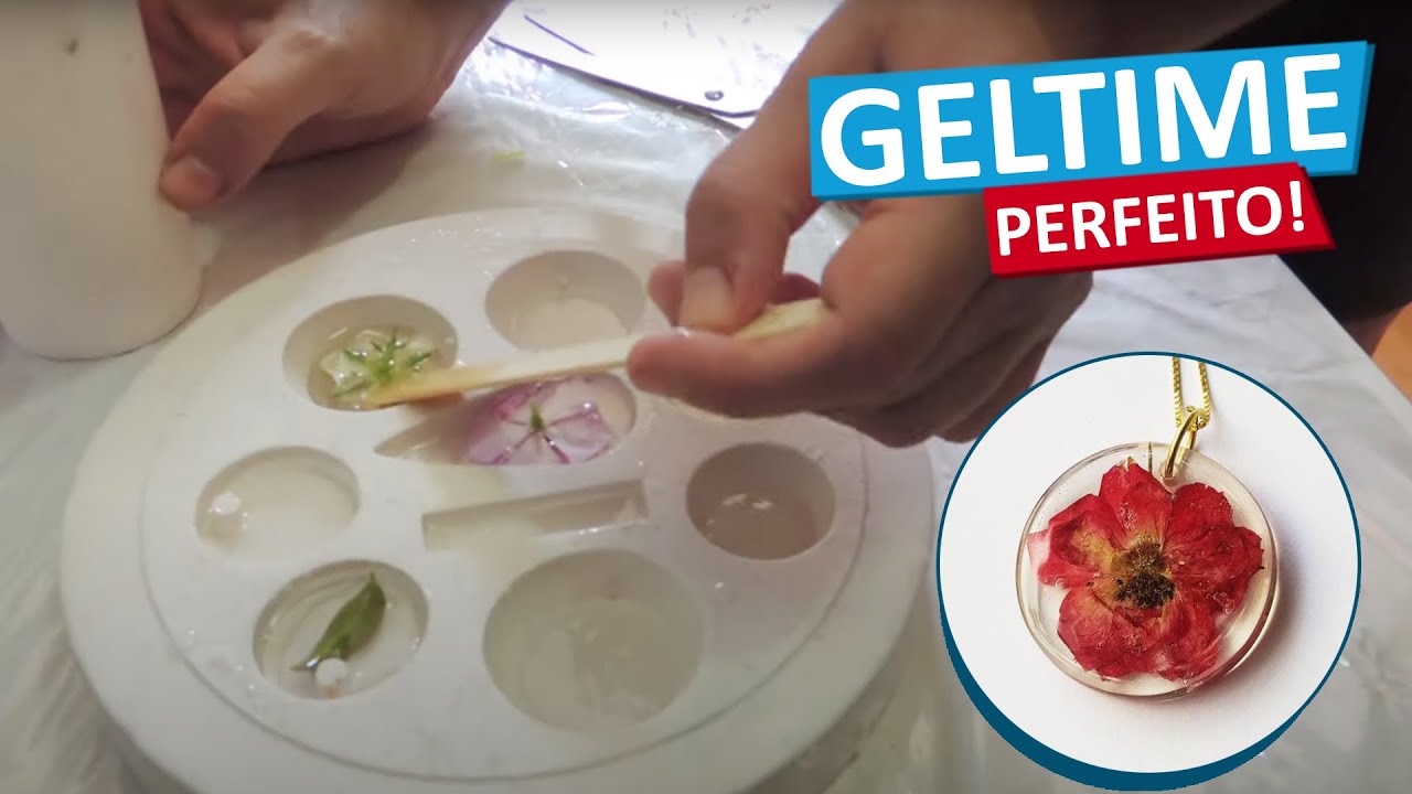 Ponto de GEL da Resina! (APRENDA O MOMENTO CERTO DE COLOCAR O ELEMENTO NA RESINA)