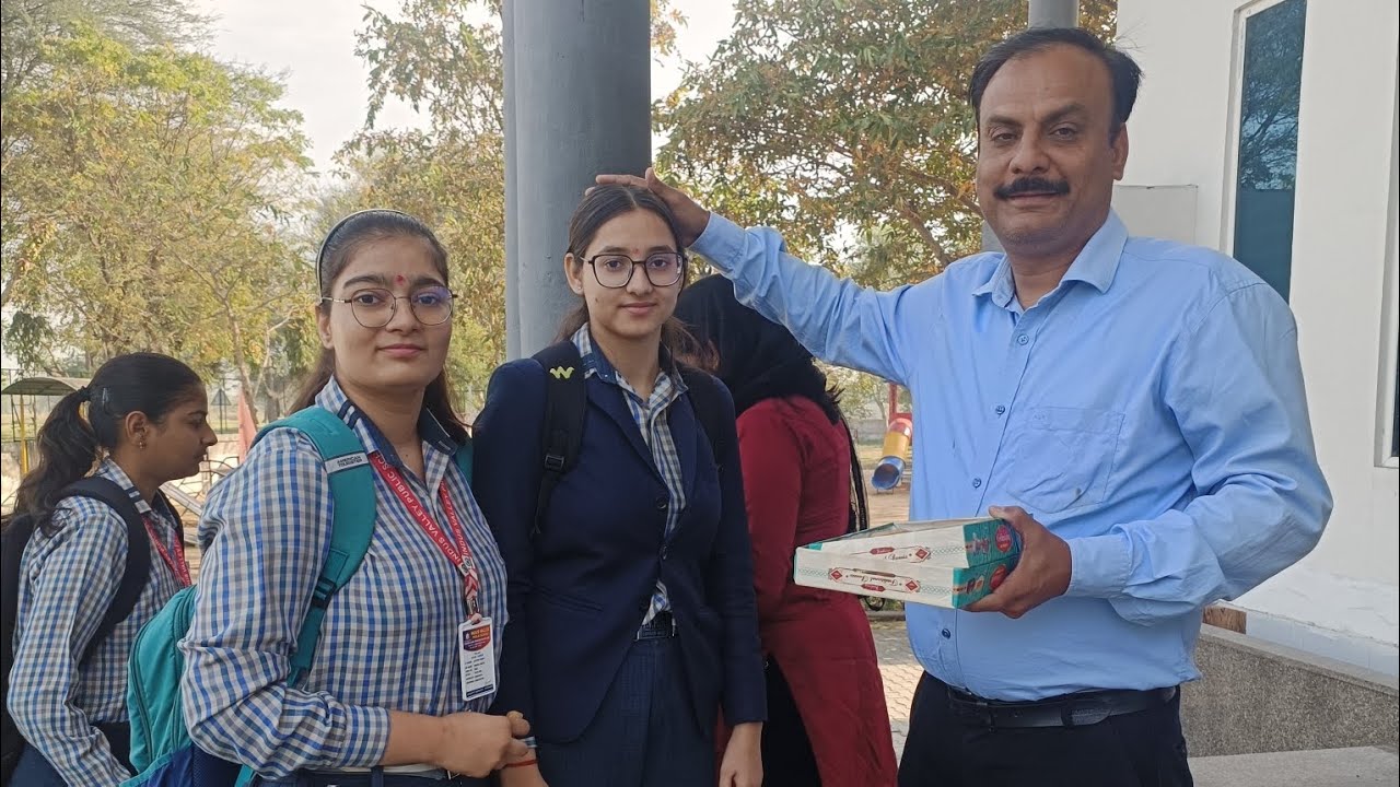 Indusians ready to create new history #cbse #exam #12th #mathematics #march #2026 @moments_aaptak 