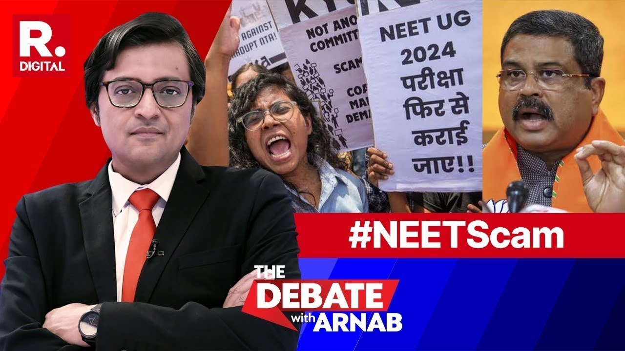 Republic Impact On NEET Scam, Centre Admits Systemic Flaw In Testing Apparatus | Debate With Arnab
