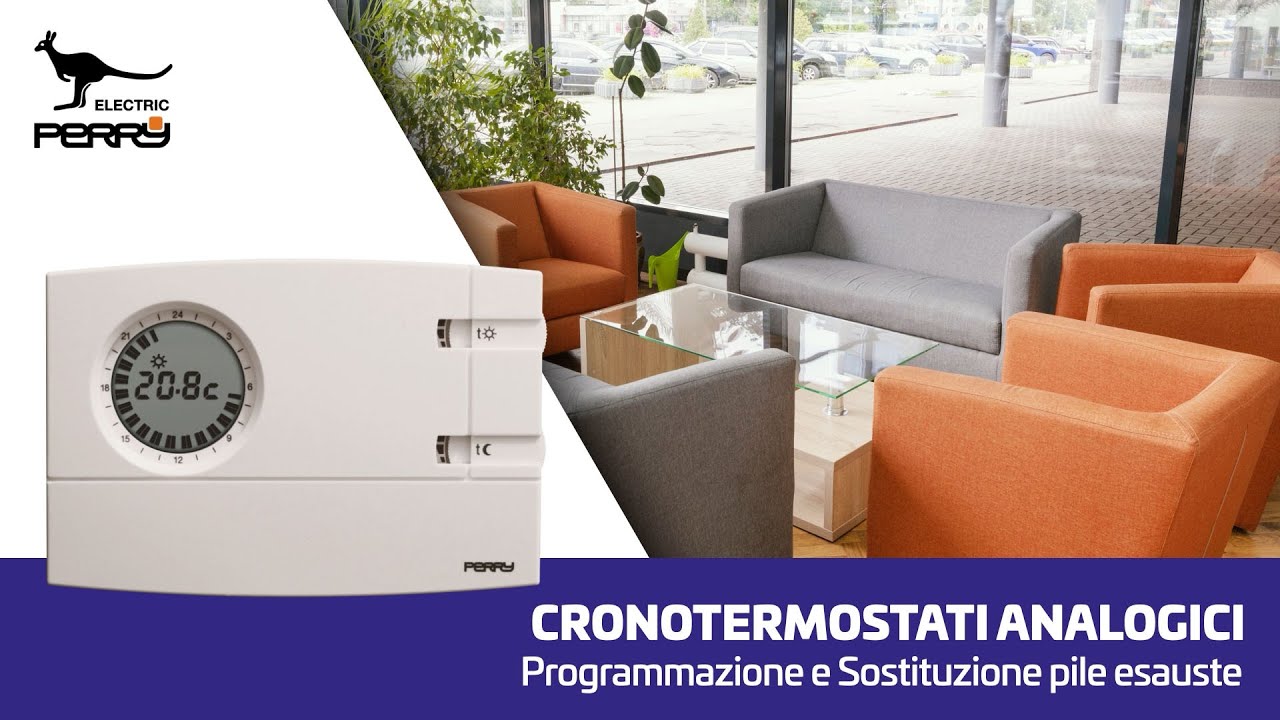 Cronotermostati Analogici - Programmazione e Sostituzione pile esauste