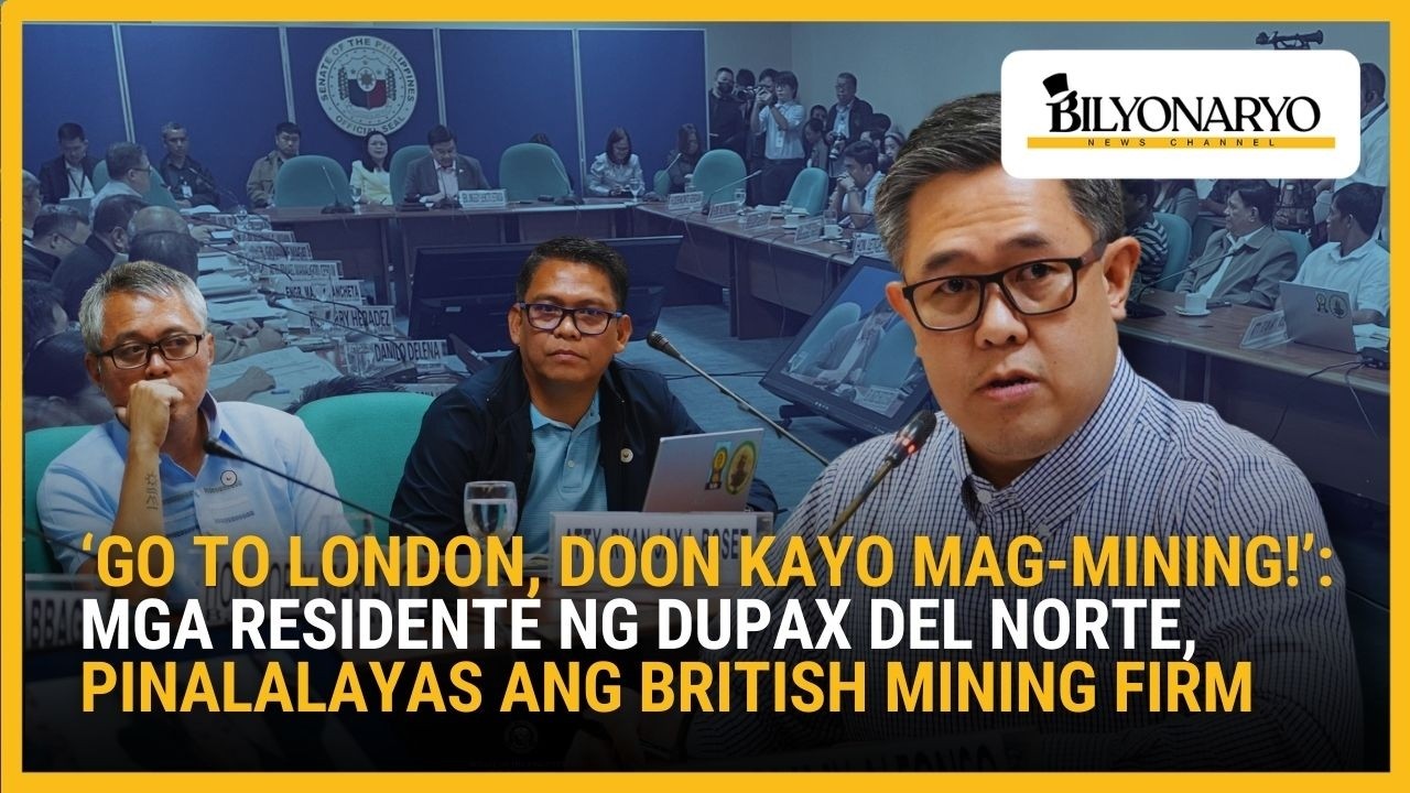 British firm sinupalpal ng mga local officials at residente ng Dupax del Norte sa Senado | Agenda