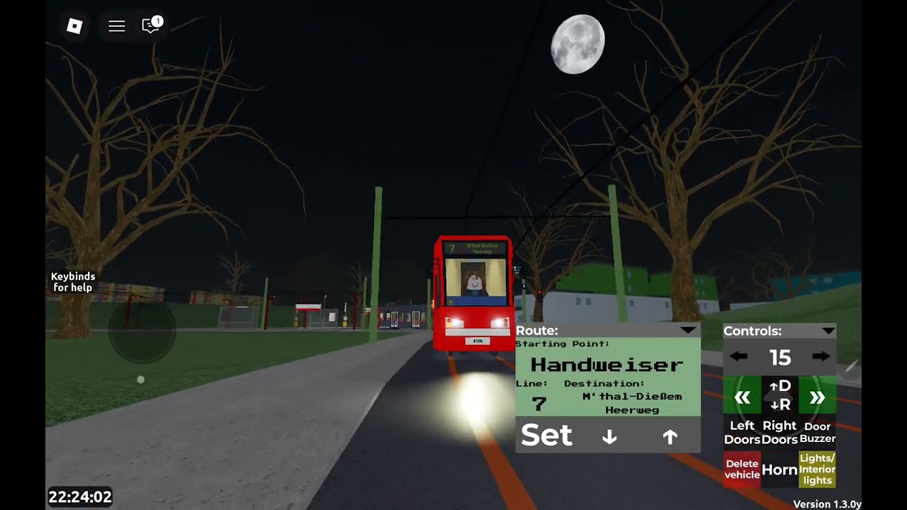 MVB Busse und Stadtbahn Roblox Line 7 Handweiser - Dießem Heerweg 