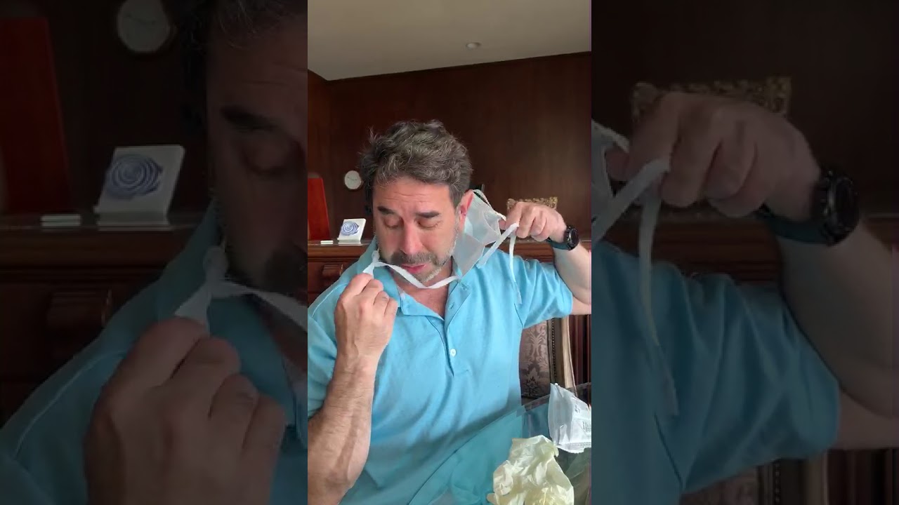 How to put on your face mask properly - by Dr. Paul Nassif