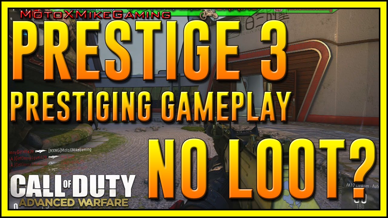 Advanced Warfare Prestige 3 LOOT - Call of Duty - COD AW 3rd Prestige Loot, Stats, and MORE!