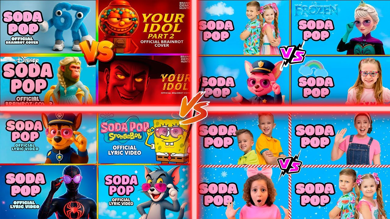 WHICH VERSION OF SODA POP IS BEST 😂 Brainrot Covers vs Original Soda Pop from Kpop Demon Hunters