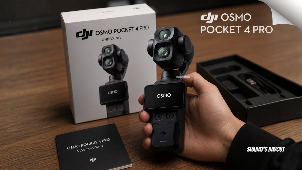 Первый взгляд на DJI Osmo Pocket 4 Pro: характеристики, спецификации, дата выхода.