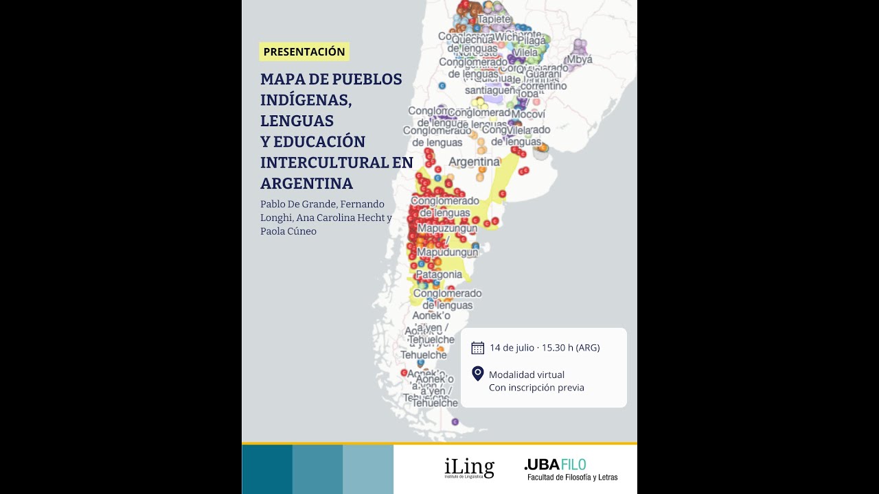 Presentación Mapa de Pueblos indígenas, lenguas y educación intercultural en Argentina