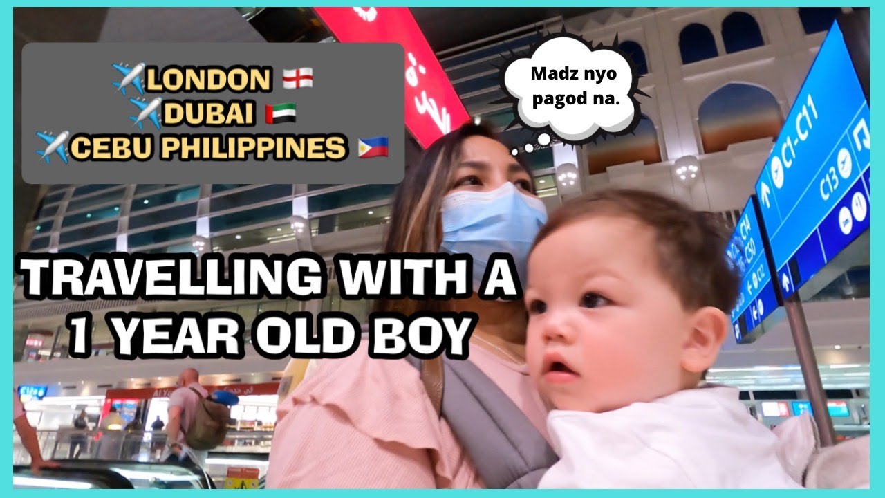 LONDON-DUBAI-CEBU | FLY EMIRATES | TRAVELLING WITH A 1 YEAR OLD BRIT-FIL BABY | MARJIYA MABS