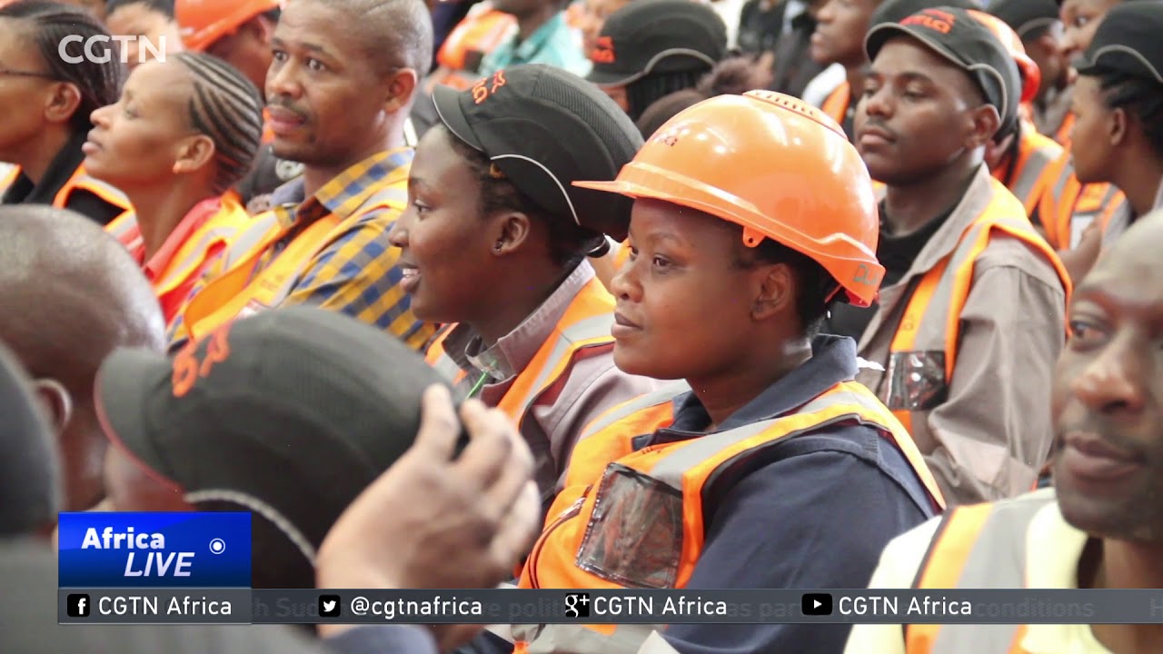 South Africa's Ramaphosa opens multimillion-dollar train manufacturing plant