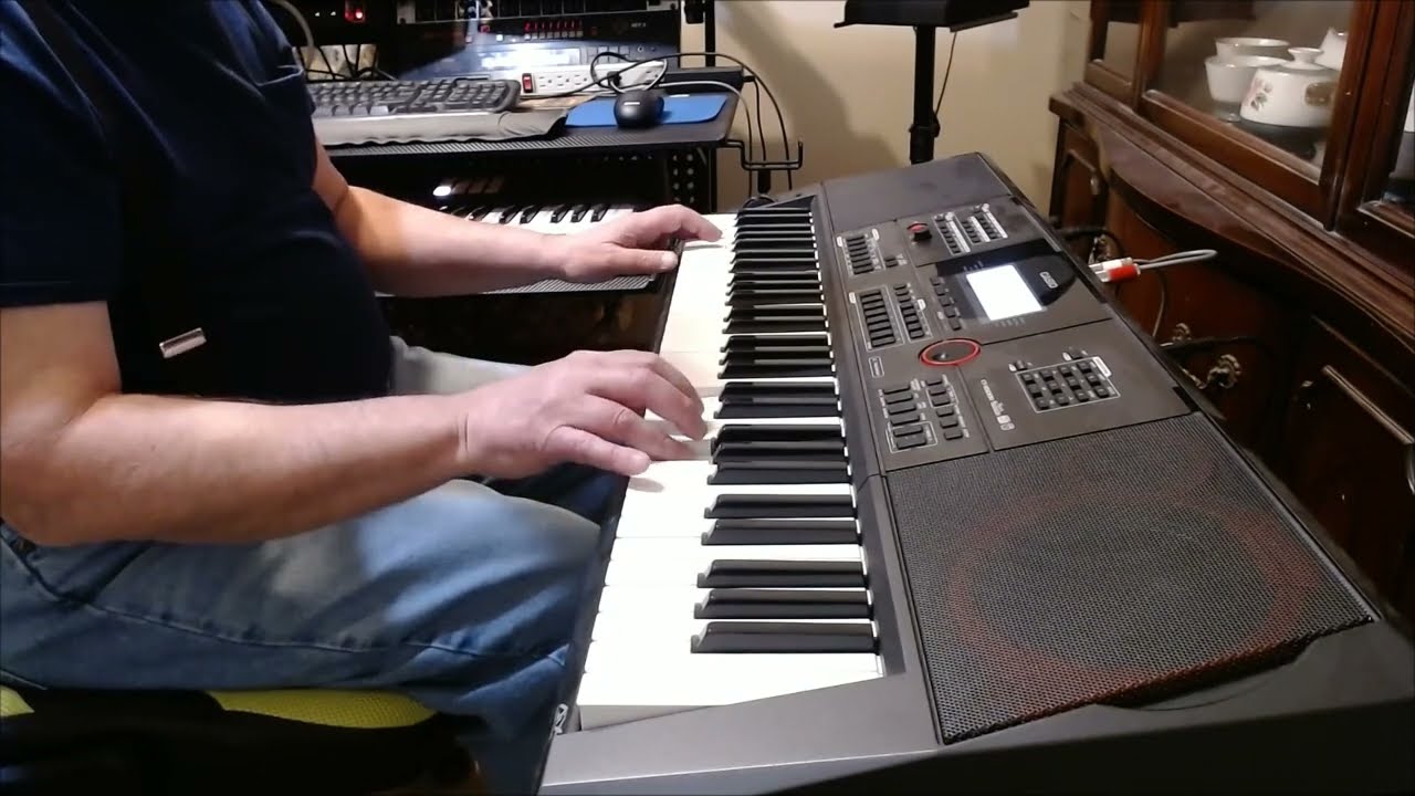 Casio CT X5000 And Roland Juno DS 61 Played Together. It sounds really great!