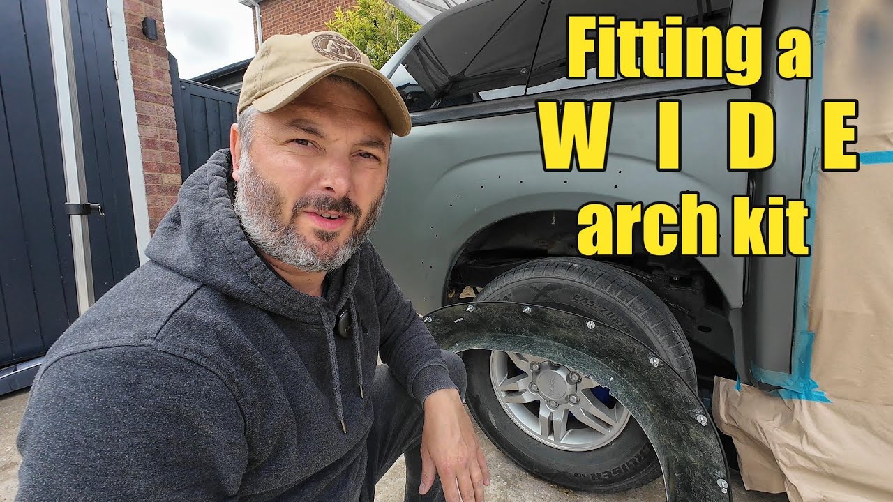Fitting a wide arch kit to the Isuzu Rodeo DMax Pickup Truck