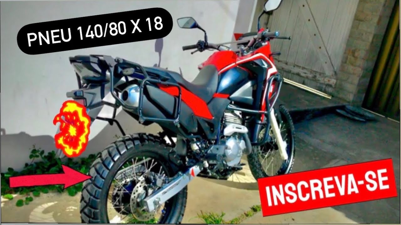 Botei o MELHOR pneu na minha XRE 300 RALLY 2019 140/80/18 enduro