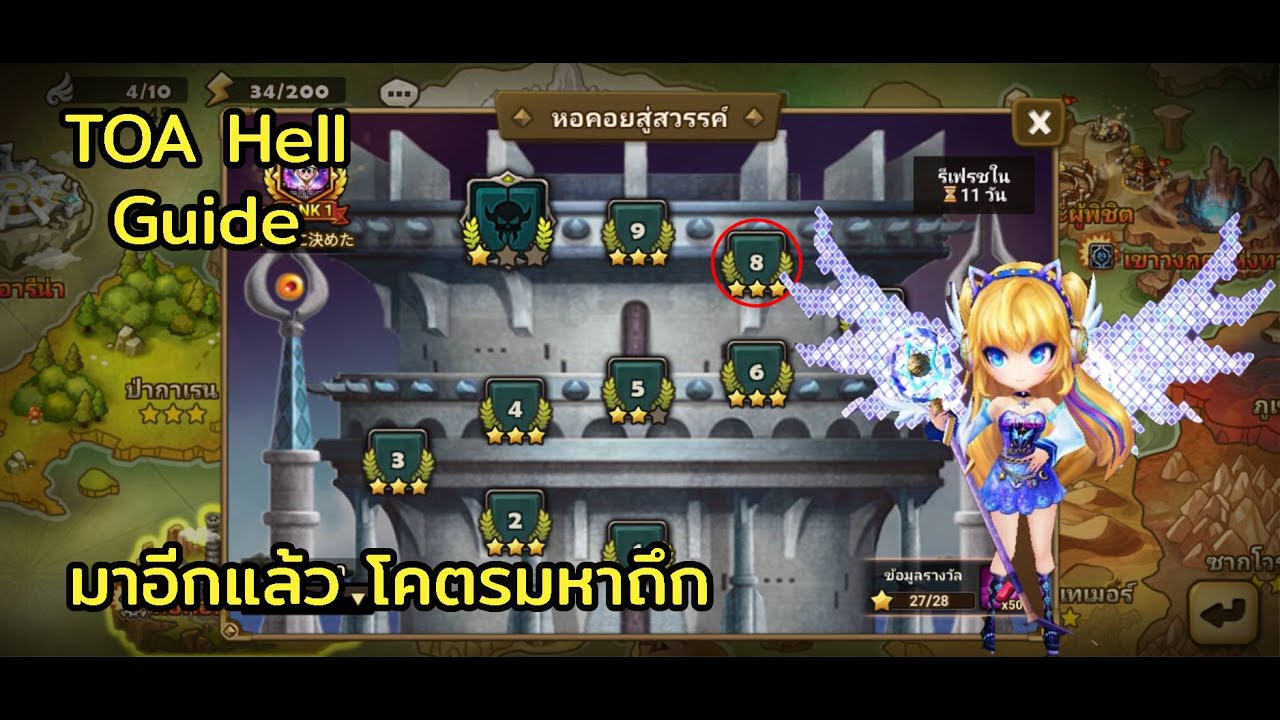 [Summoners War] TOA Hell Aug 2023 F8