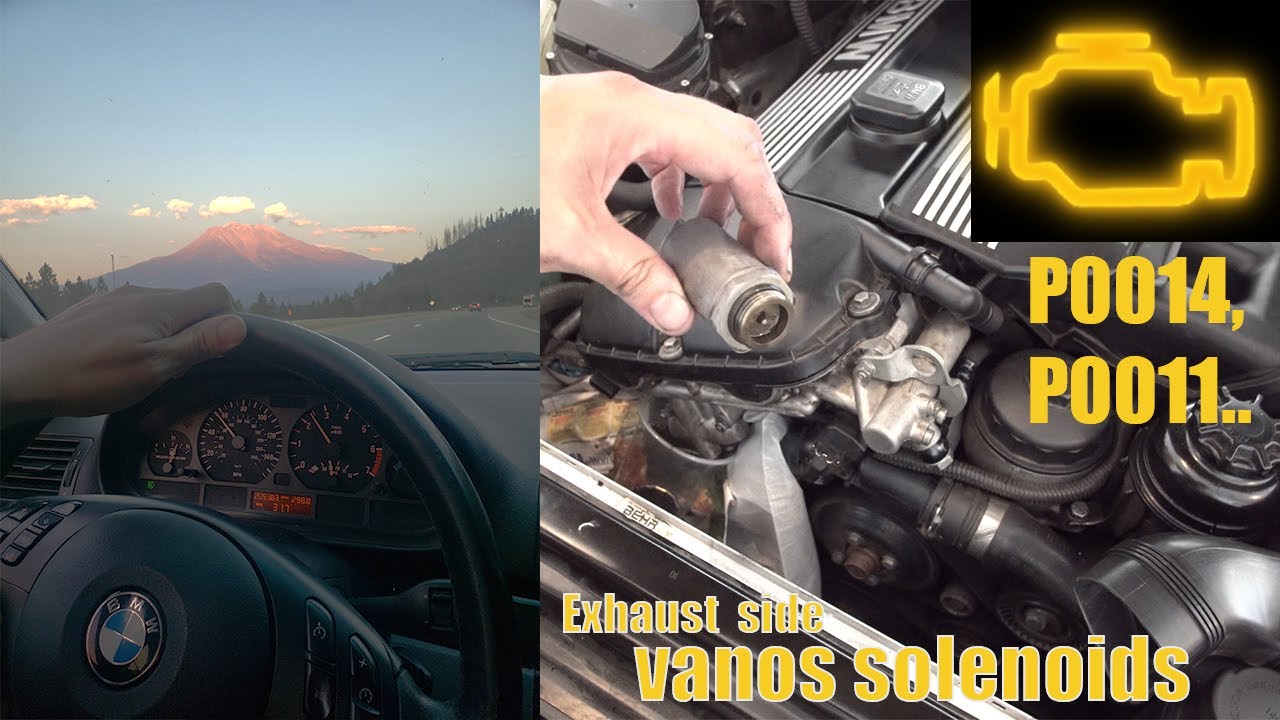 Снятие и замена выпускного соленоида Vanos BMW (99-05) E46 P0014, P0011 Исправление