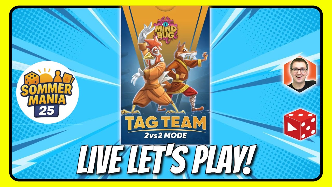 [LIVE] Vollständige Runde MINDBUG: TAGTEAM - Erweiterung