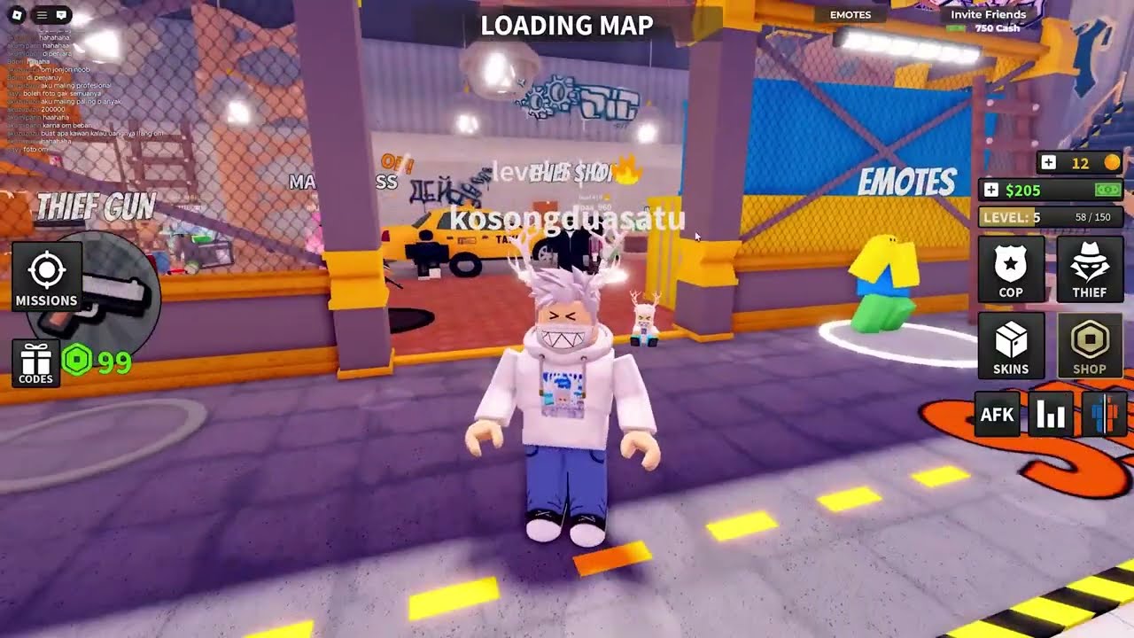 Nyamnyam Main Polisi Vs Maling! ROBLOX